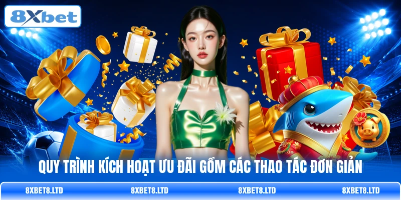 Quy trình kích hoạt ưu đãi gồm các thao tác đơn giản