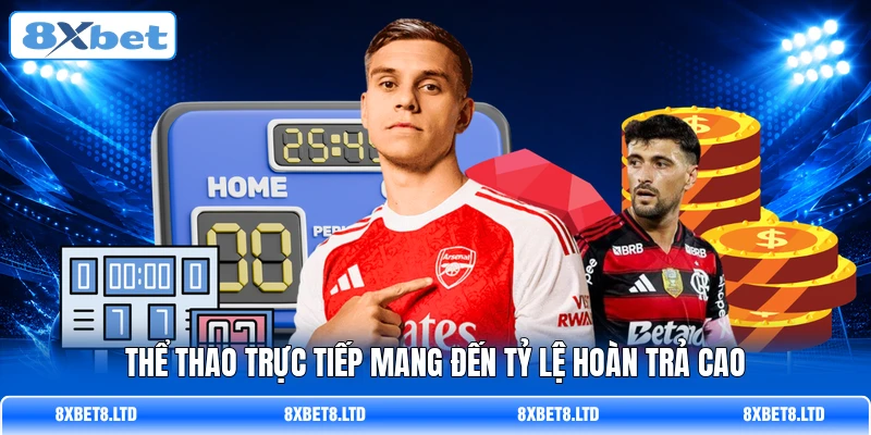 Thể thao trực tiếp mang đến tỷ lệ hoàn trả cao